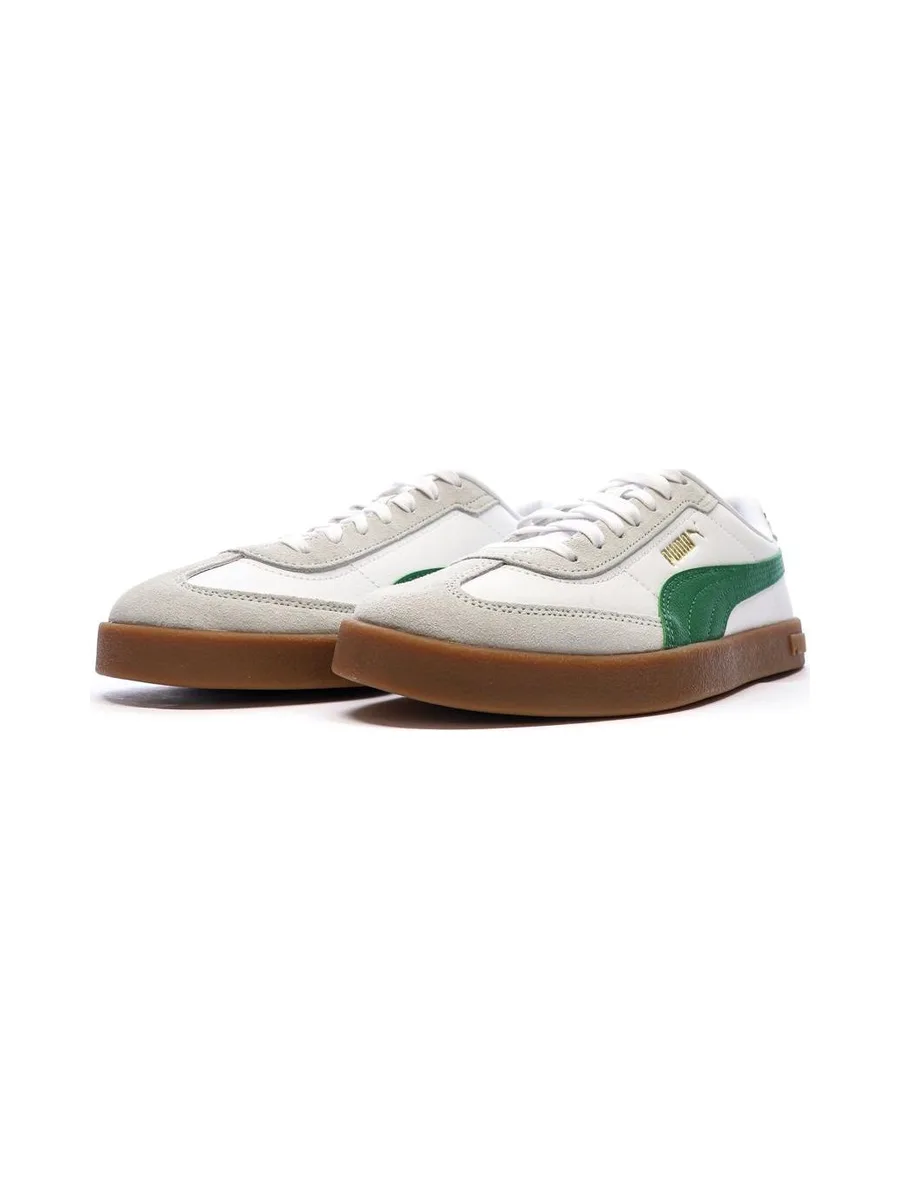 Baskets Blanc/Vert Femme Puma Club II Era 7