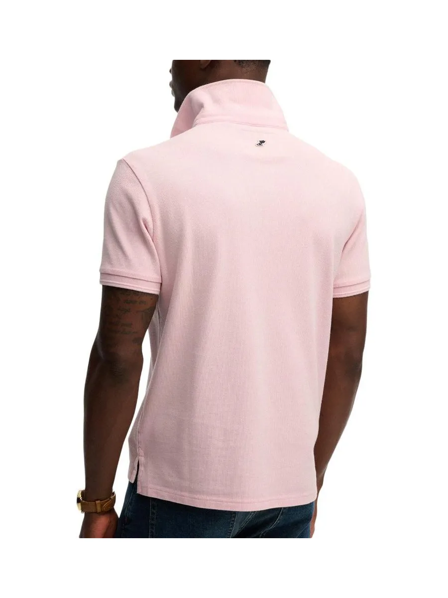 Polo Rose Clair Homme Superdry Classic Pique 2