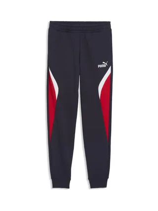 Jogging Marine/Rouge Garçon Puma Ess Block Sweatpants 1