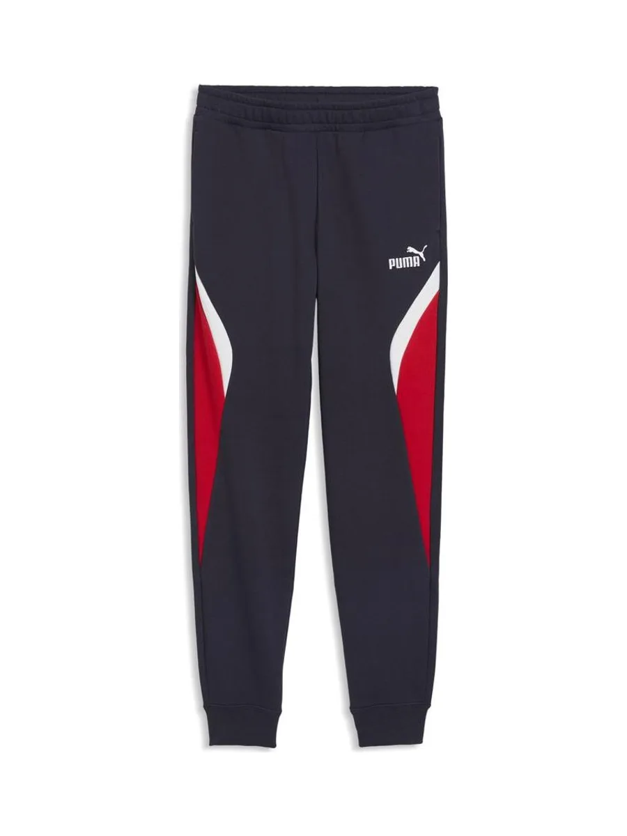 Jogging Marine/Rouge Garçon Puma Ess Block Sweatpants 2