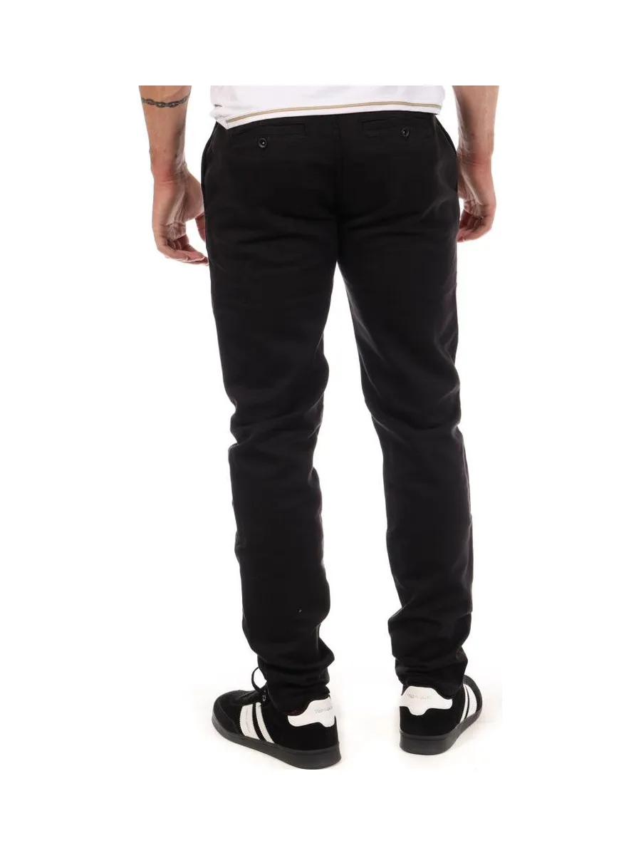 Pantalon toile Noir Homme Freeman T. Porter Gino 3