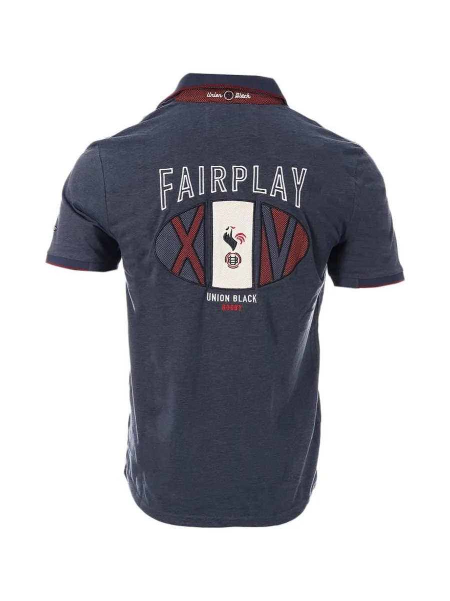 Polo Marine Homme Union Black Fairplay 3