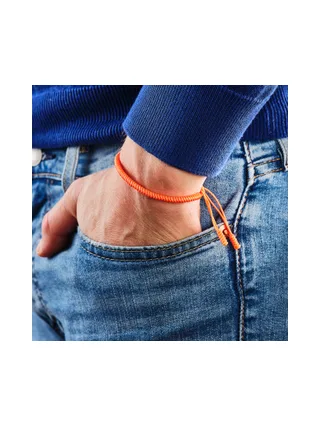Bracelet Georges V - Orange fluo 2