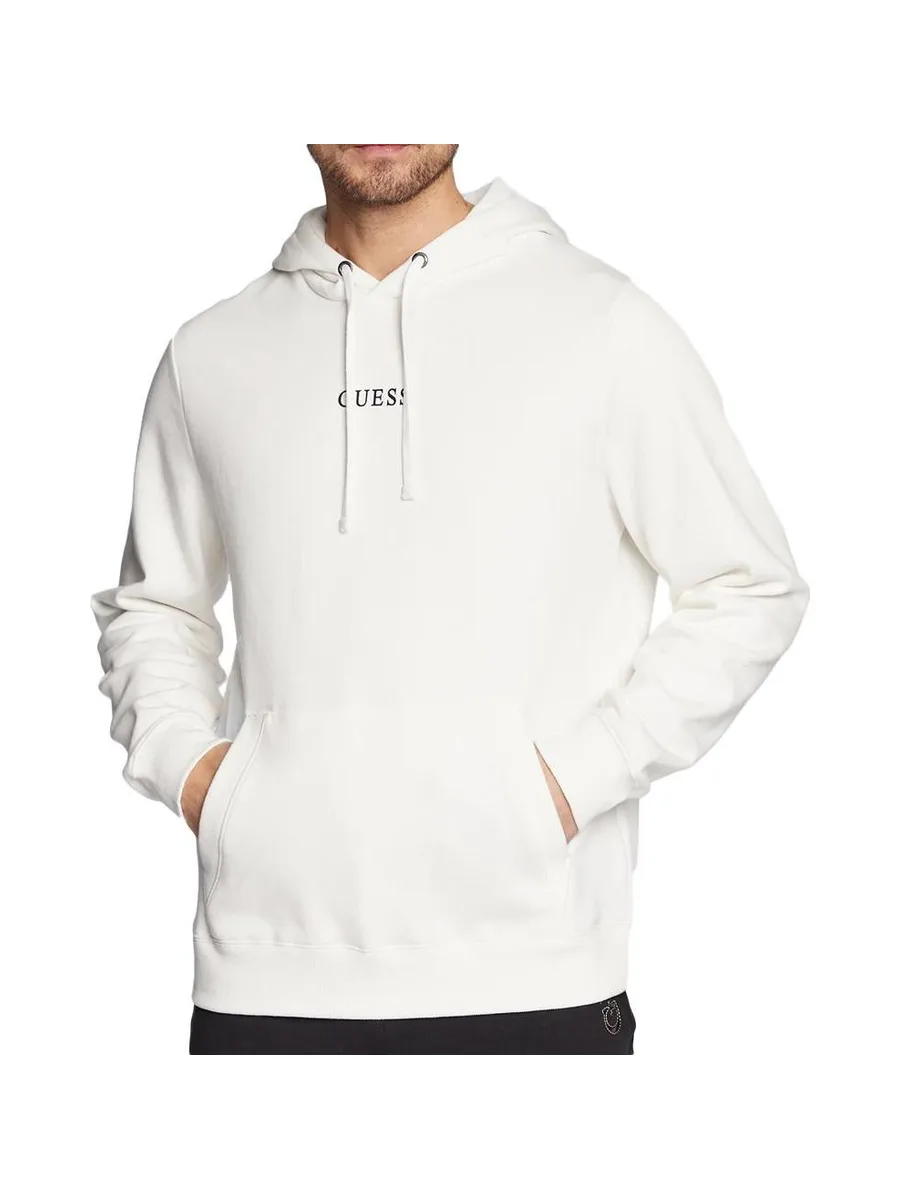 Sweat à Capuche Blanc Homme Guess Roy 2