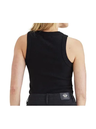 Débardeur Noir Femme Dockers Rib Knit Tank 2