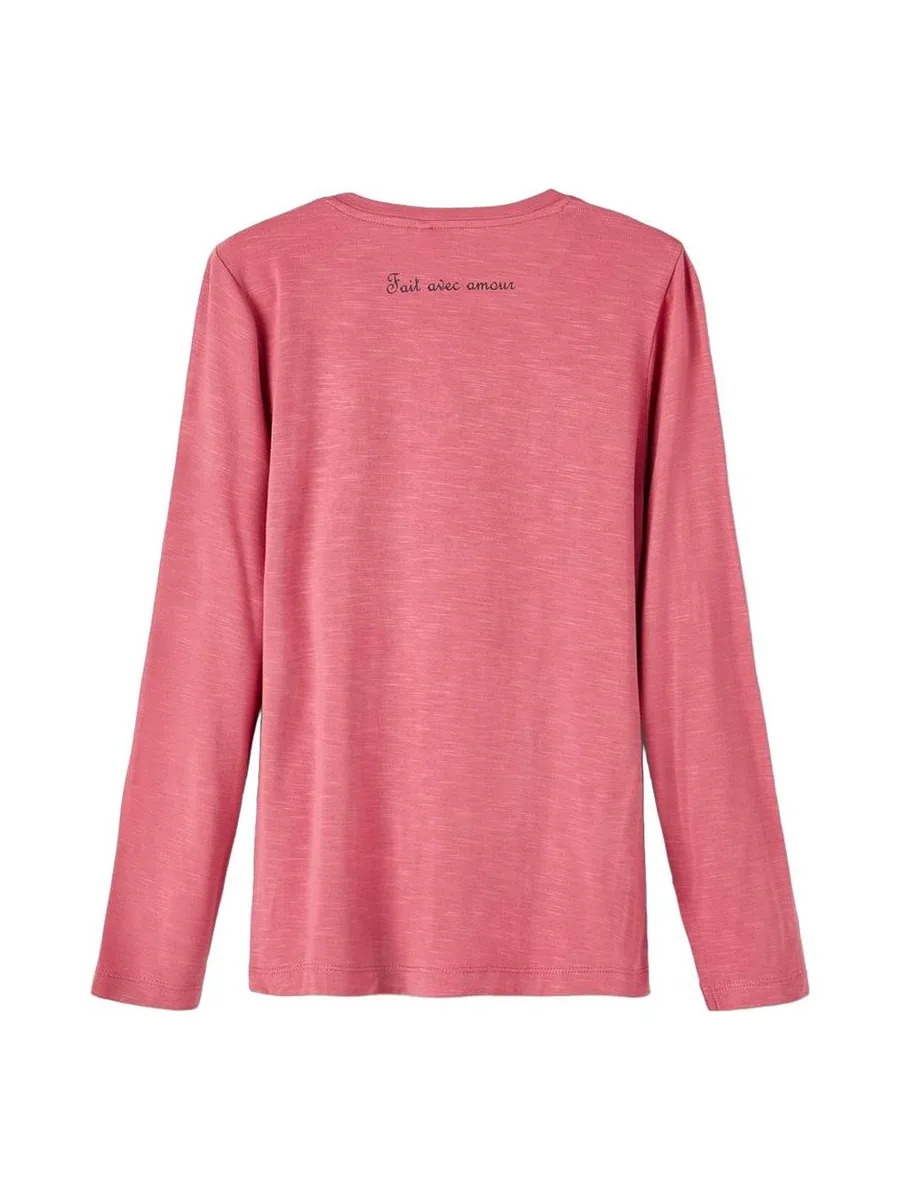 T-shirt Rose Fille Name it ROCK 3