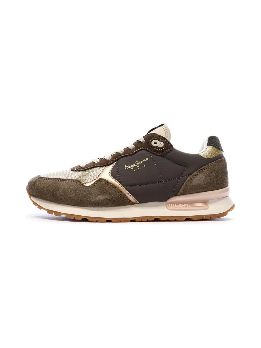 Baskets Marrons Femme Pepe jeans Brit Mixt 2