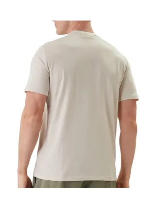 T-Shirt Beige Homme Calvin Klein Jeans Badge L4G 2