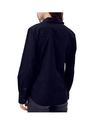 Chemise Marine Femme Tommy Hilfiger Ess Poplin Regular S 2