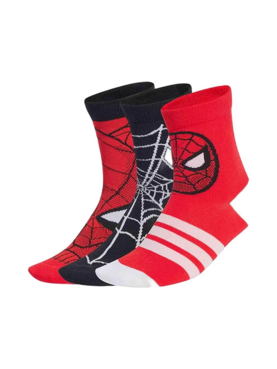 X3 Paires de Chaussettes Spider-Man Rouge Garçon Adidas Performance Marvel 2