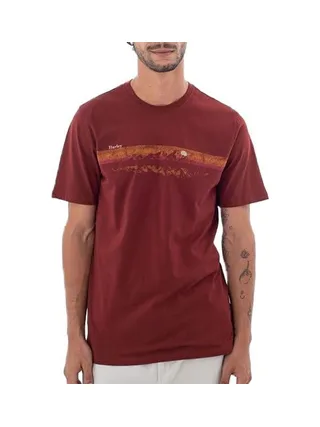 T-shirt Bordeaux Homme Hurley Hunter 1