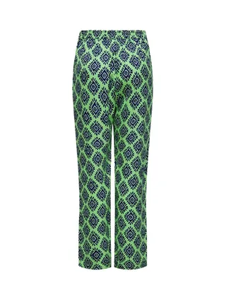 Pantalons fluide Vert Femme Only Palazzo 2