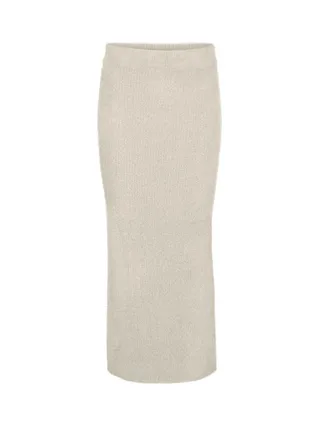 Jupe Longue Beige Femme Vero Moda Puff 3