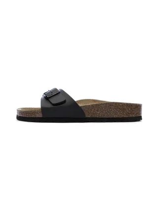 Claquettes Noires Homme Birkenstock Madrid 1
