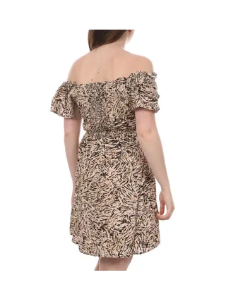 Robe Beige Femme Vero Moda Easy 2