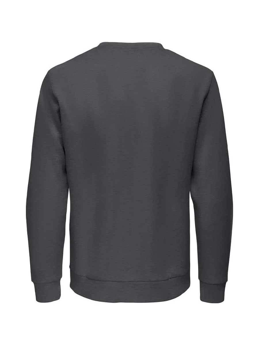 Sweat Gris Foncé Homme Only & Sons Chase 3