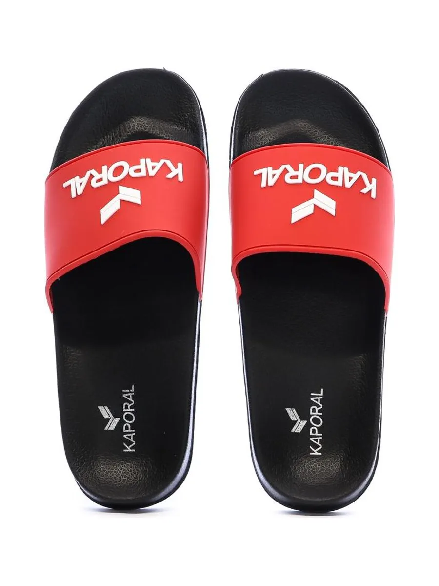 Claquettes Rouge/Noir Homme Kaporal Baporal 4