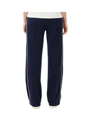 Pantalon Fluide Marine Femme Lacoste Paris 2