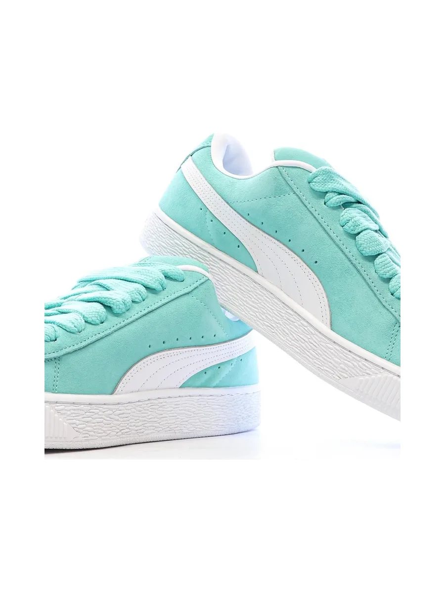 Baskets Turquoise/Blanc Homme Puma Suede XL 8