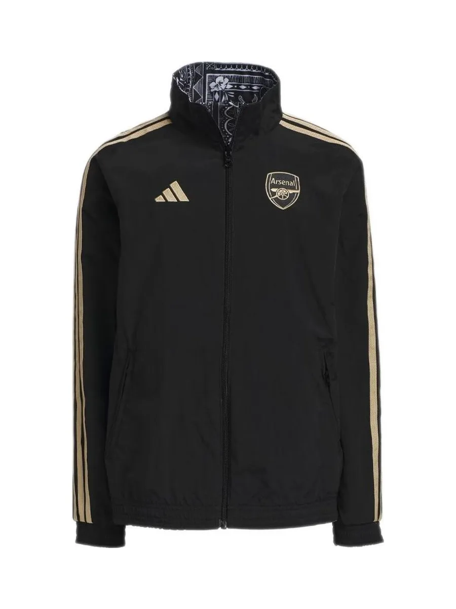 Arsenal Veste Noire Homme Adidas Wright Anthem 2