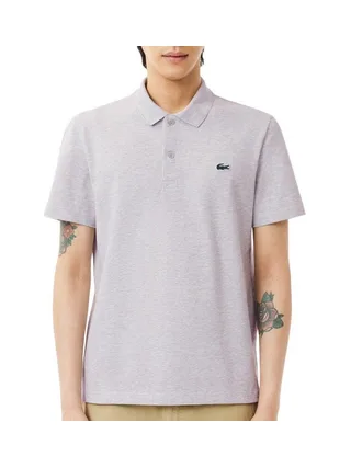 Polo Gris Chiné Homme Lacoste Mela 1