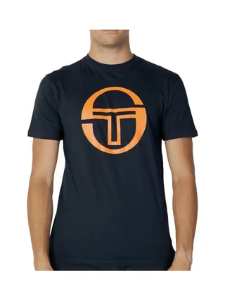 T-shirt Marine/Orange Homme Sergio Tacchini Stadium 1