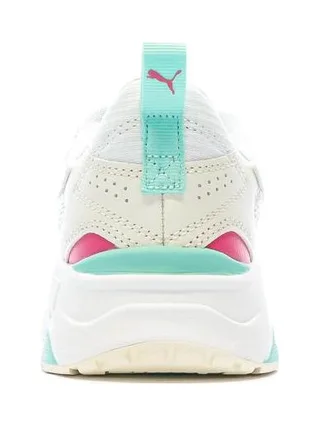 Baskets Blanches/Bleu/Rose Homme Puma Trinity Lite 3