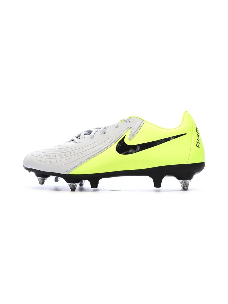 Chaussures de Foot Gris/Jaune Homme Nike Phantom Gx II Acad SG-PRO AC 2