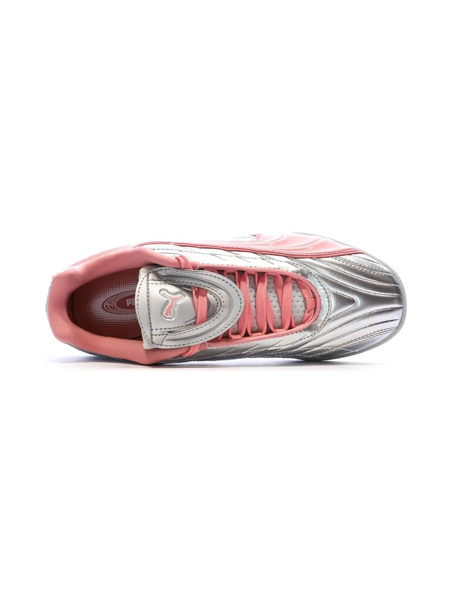 Baskets Argent/Rose Fille Puma V-s2 Goalgetter 5