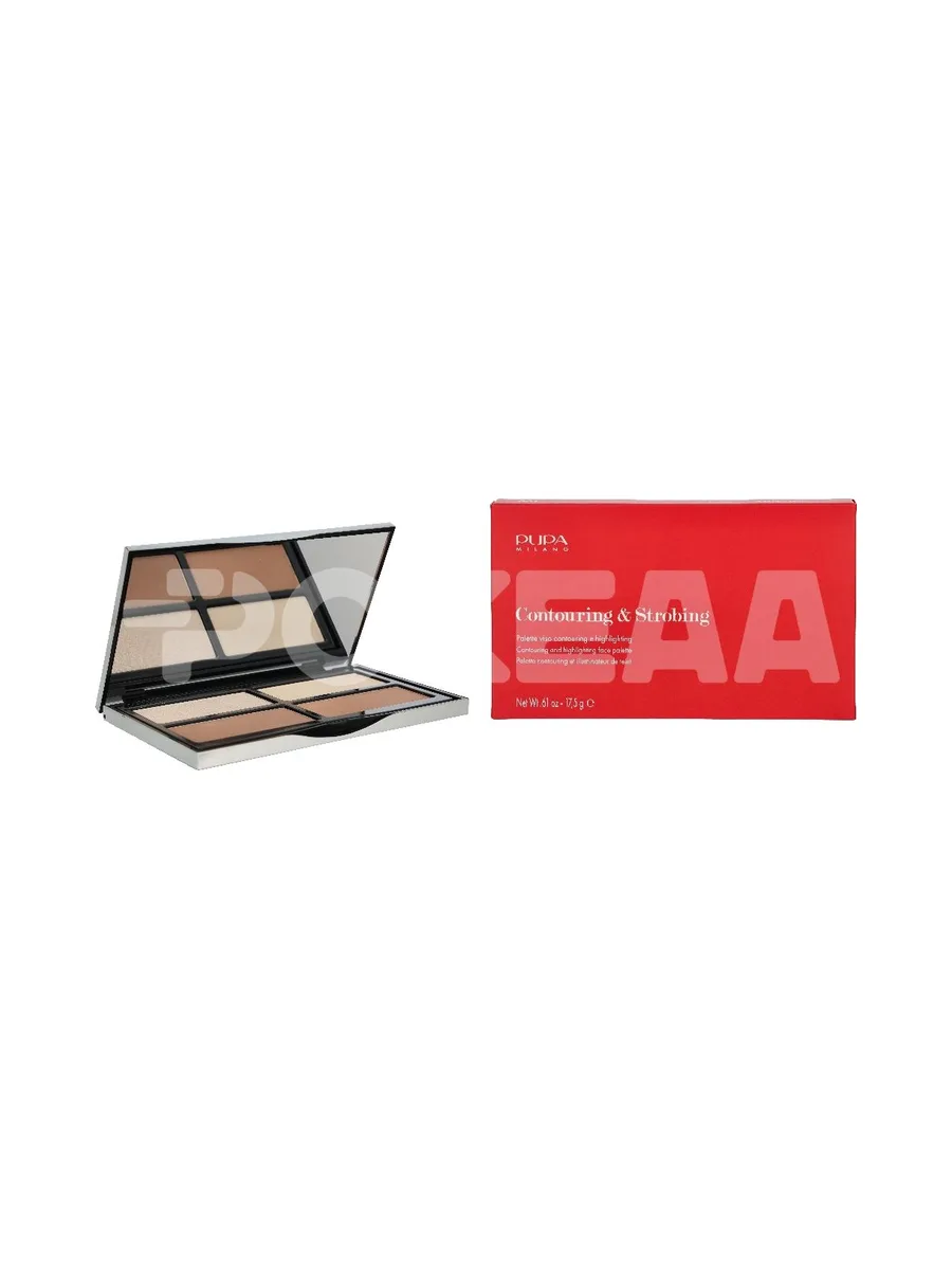 Pupa Contouring & Strobing Powder Palette 17.5g - #001 Light Skin 1