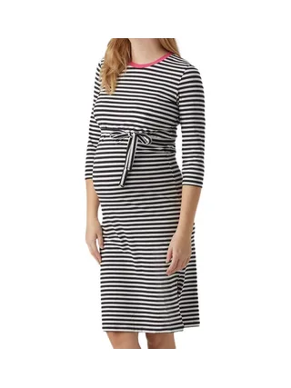 Robe Noire/Blanche Femme Mamalicious Gisela 1