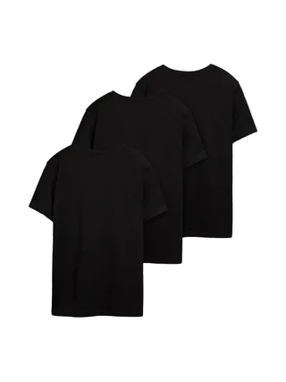 Lot de 3 T-shirts Noirs Homme Teddy Smith Cascade 2