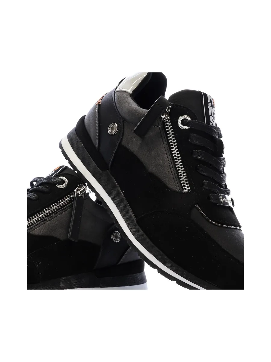 Baskets Noir Femme Refresh 171401 8