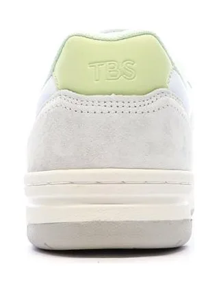 Baskets Blanc/Jaune Femme TBS ALMERIA 3