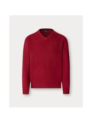Pull HACKETT en laine d'agneau à col en V 3