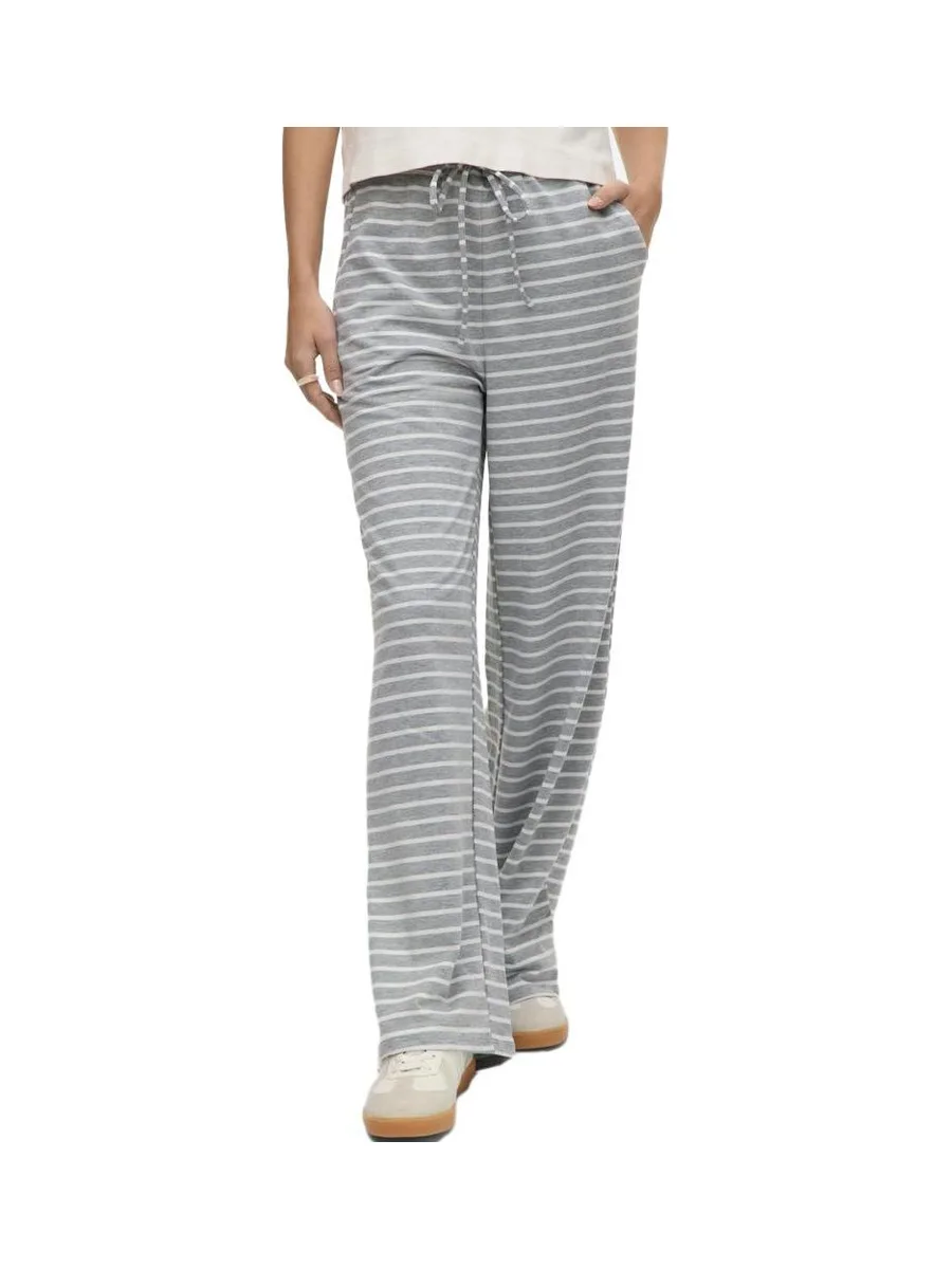 Pantalon Gris à rayures Femme Vero Moda Malma 2