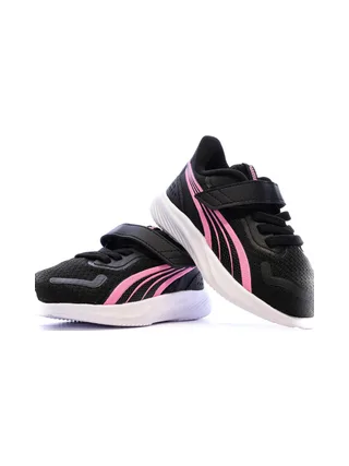 Baskets Noir/Rose Fille Puma Pounce Ac+ 7