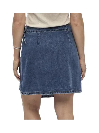 Jupe Portefeuille Denim Bleu Femme Vero Moda Wrap 2