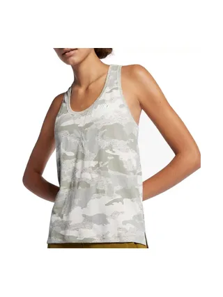 Débardeur Gris/Blanc Femme Nike Tank 1