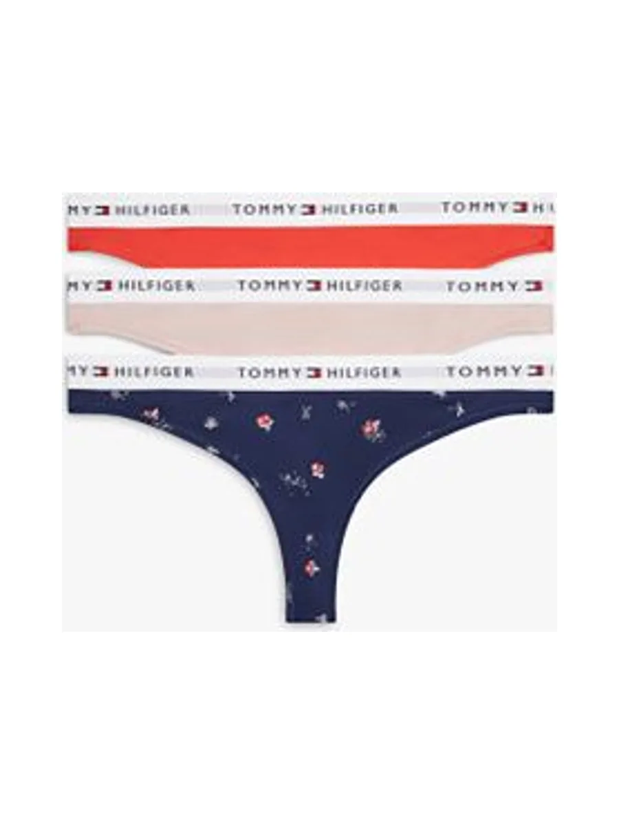 TOMMY HILFIGER UW0UW05530 - Lot de 3 tongs 2