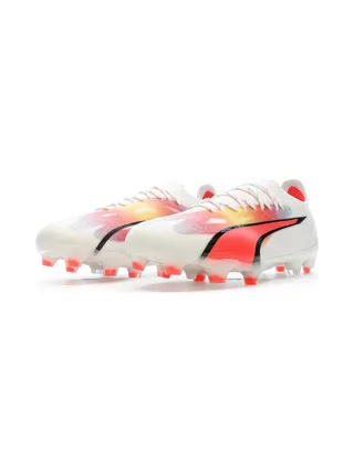 Chaussures de Football Blanches/Oranges Homme Puma Ultra Ultimate Fg/ag 6