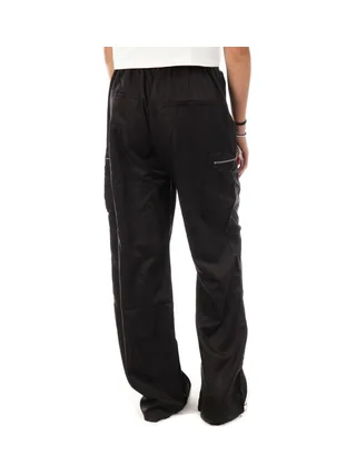 Pantalon fluide Noir Femme Monday Premium Parachute 2