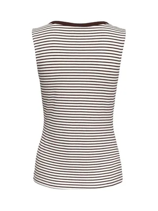 Débardeur Noir/Blanc à rayures Femme JDY Sissy 2