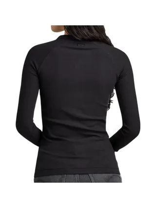 T-shirt Manches Longues Noir G-Star Femme D23343 2