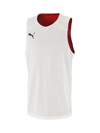 Débardeur Rouge/Blanc basketball Homme Puma Réversible 1