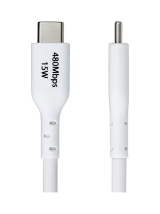 3m White USB-A to USB-C Charging Cable 3