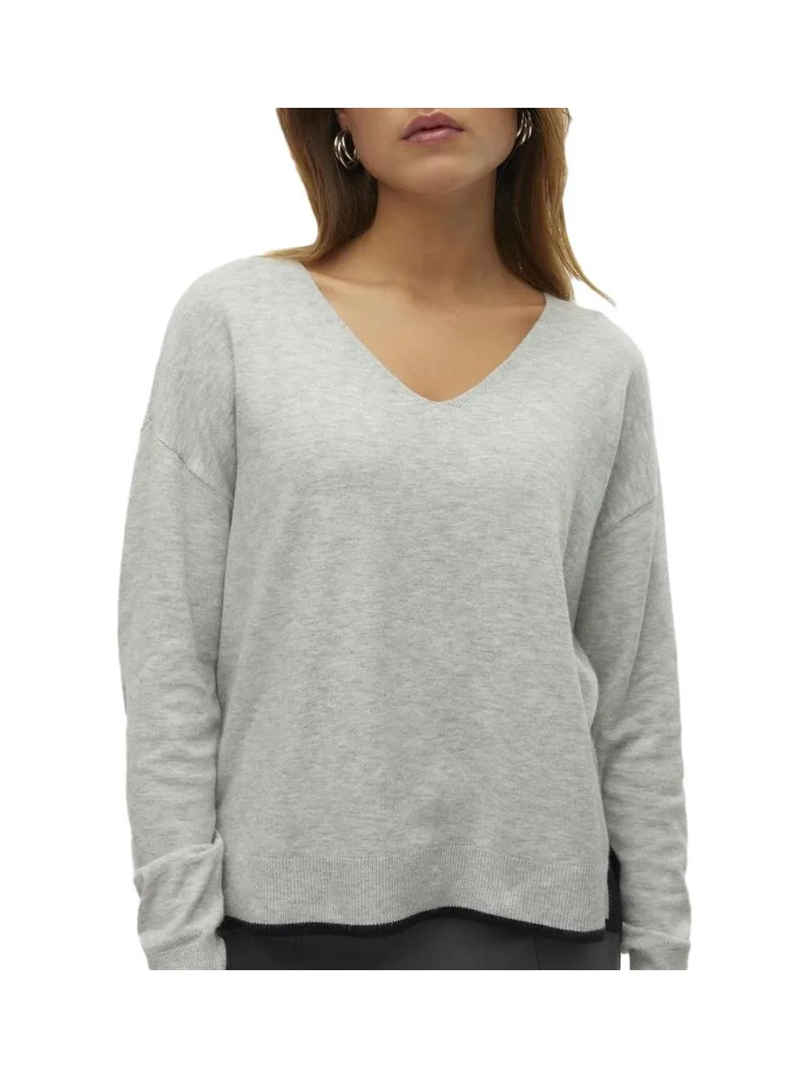 Pull Gris Femme Vero Moda Breezess 2