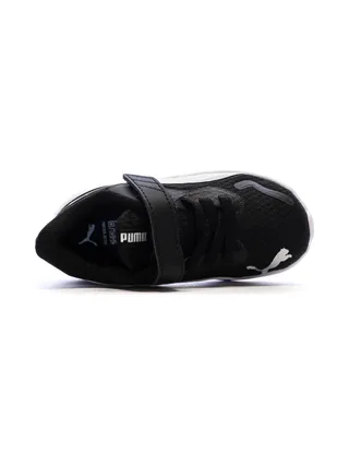 Baskets Noires/Blanches Garçon Puma Pounce 4