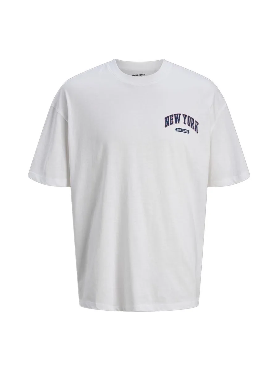 T-shirt Blanc Homme Jack & Jones Bradley Varsity 1