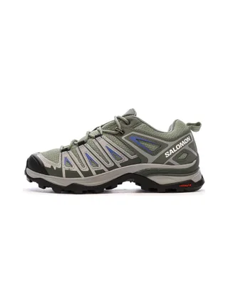 Chaussures de randonnées Grises/Vertes Homme Salomon Pioneer 1